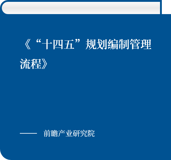 《“十四五”規劃編制管理流程》